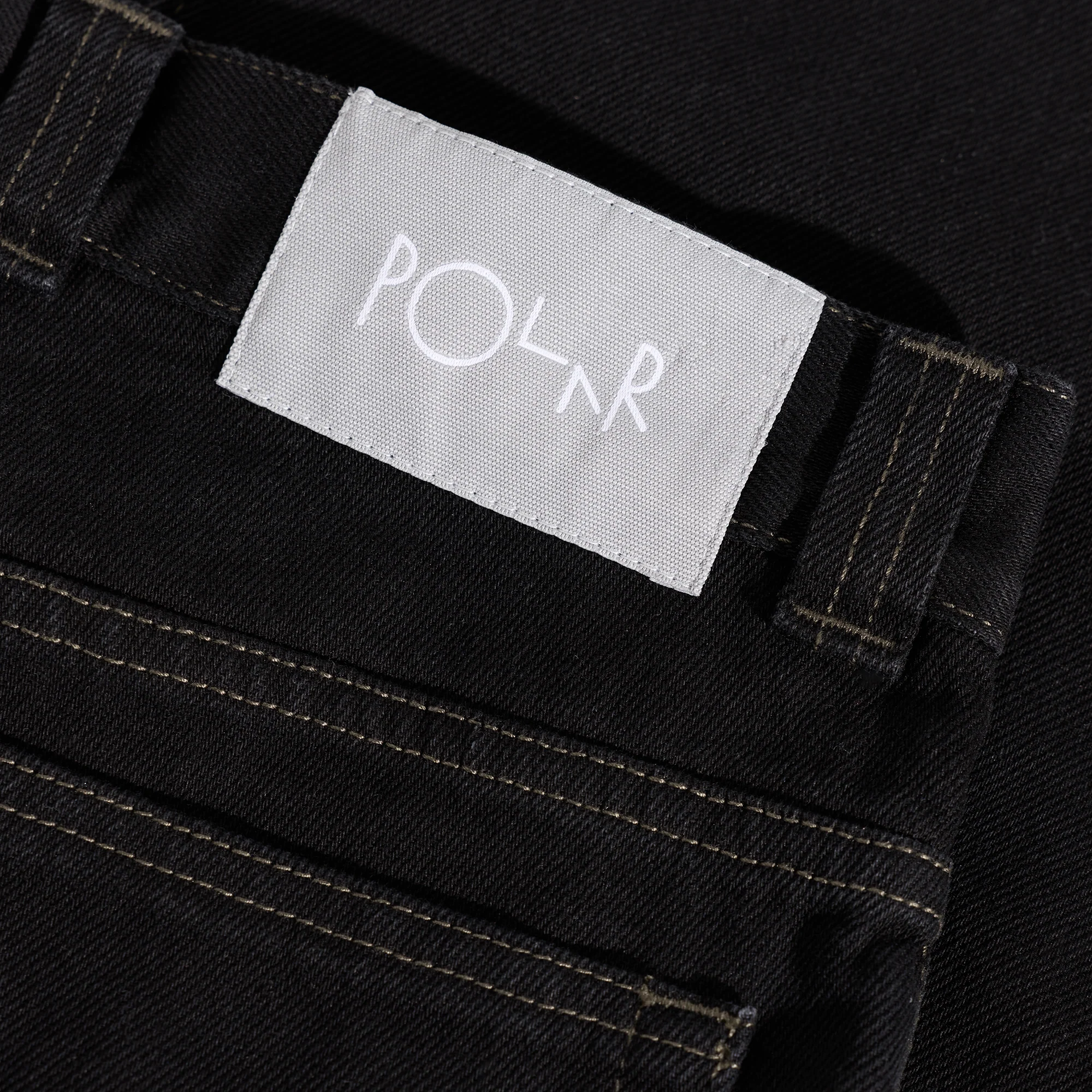 93 Pants | Contrast Stitching - Black/Dark Olive - Image 5