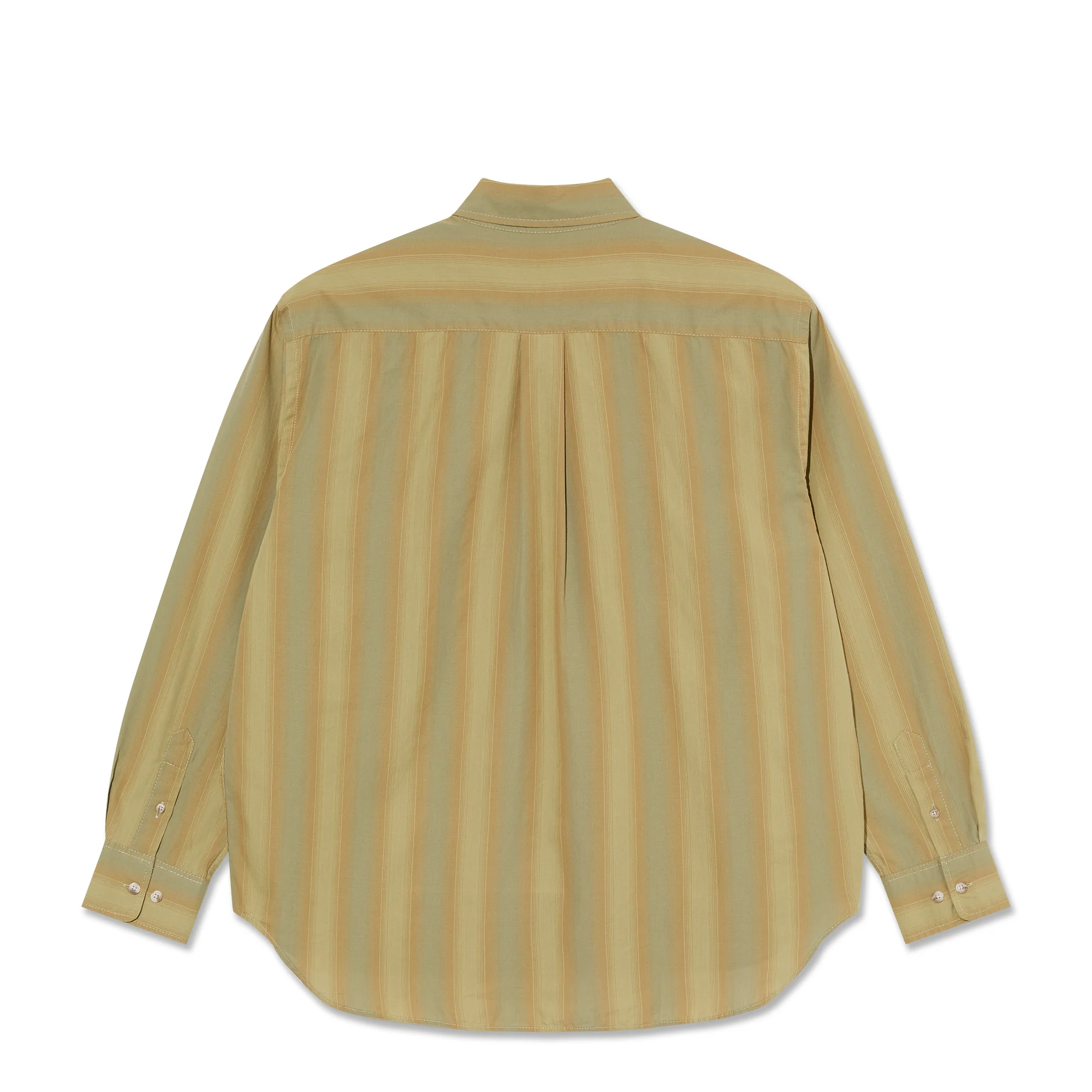 Ben LS Shirt - Green Stripe - Image 2