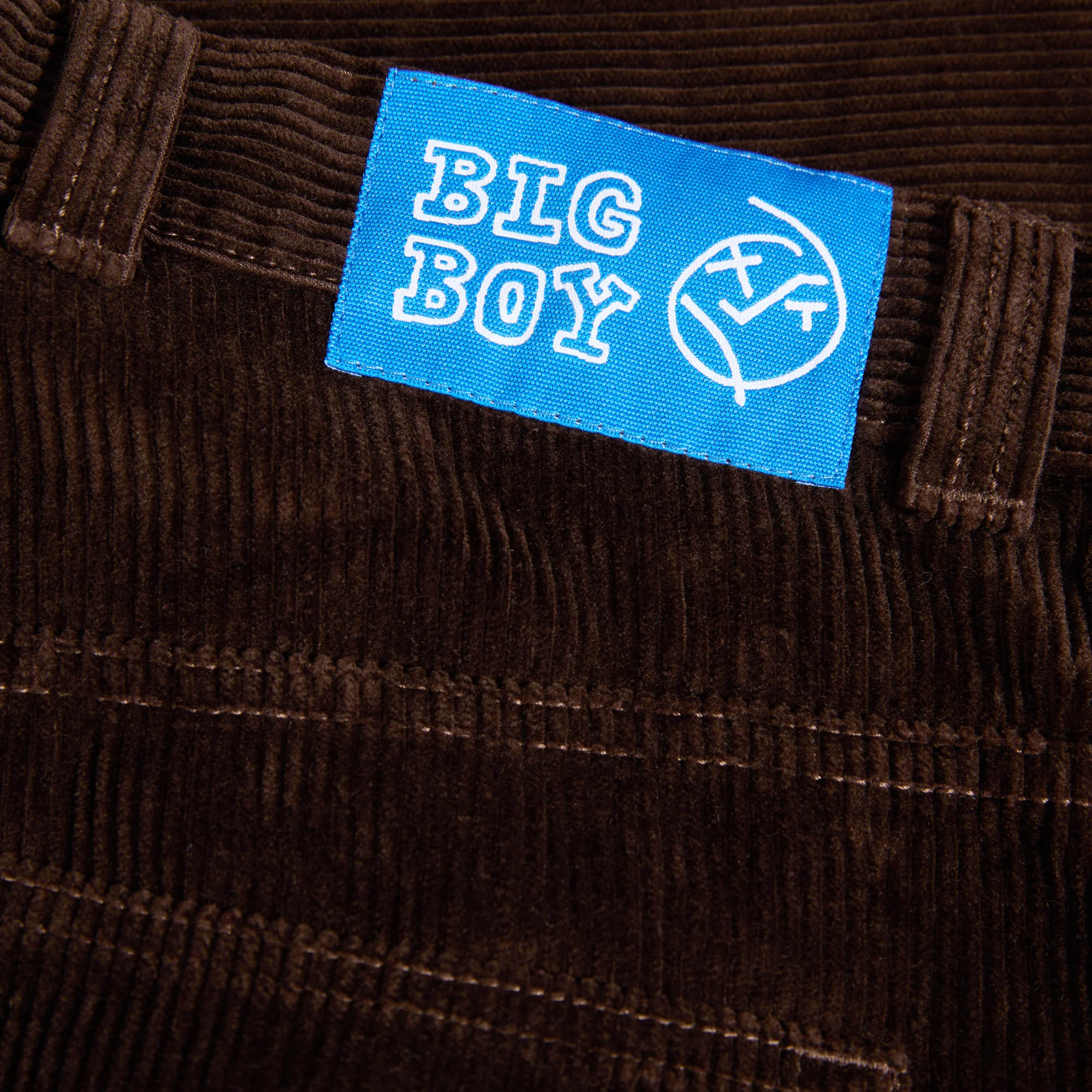 Big Boy Cord Shorts - Chocolate - Image 4