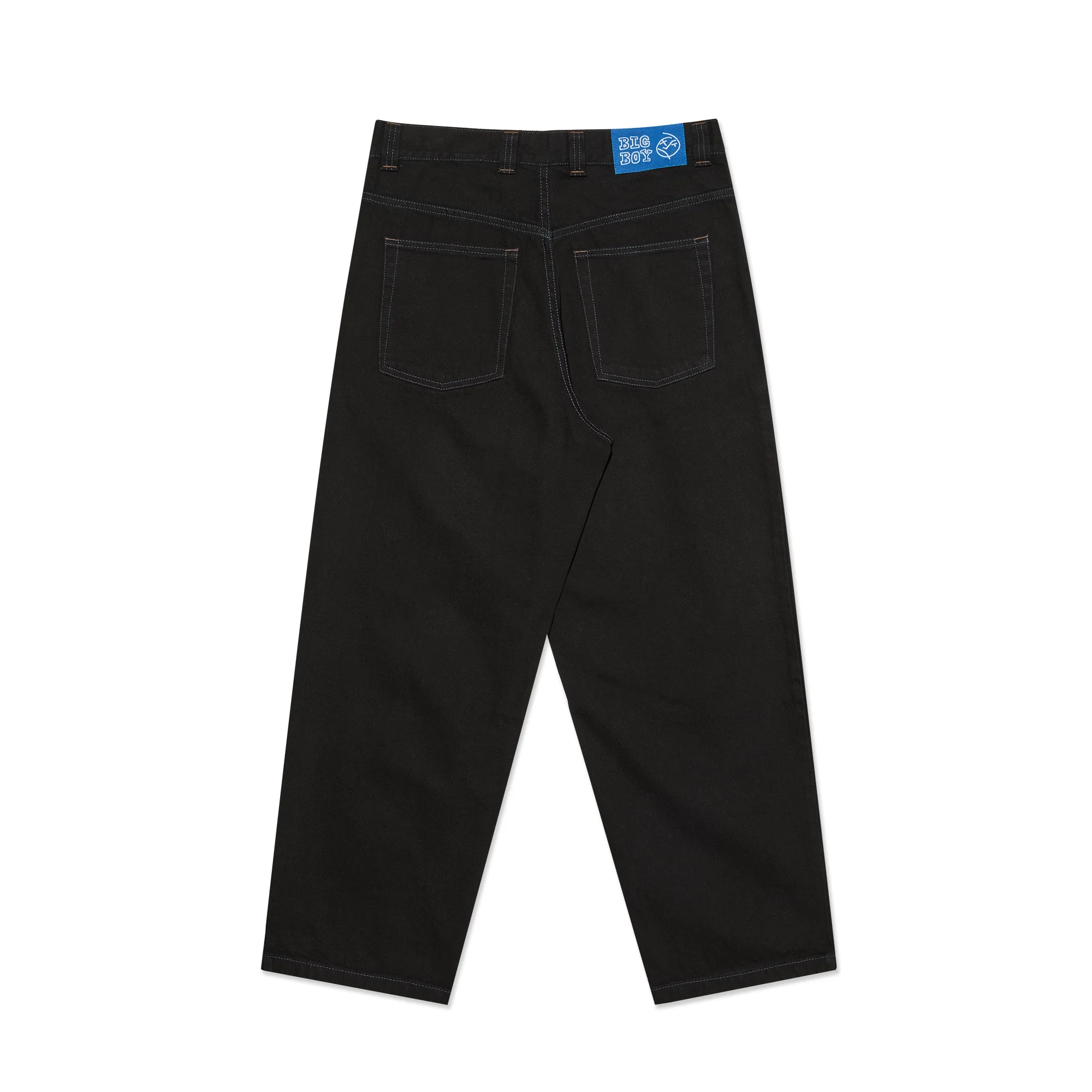 Big Boy Pants - Black/Blue Stitching - Image 2