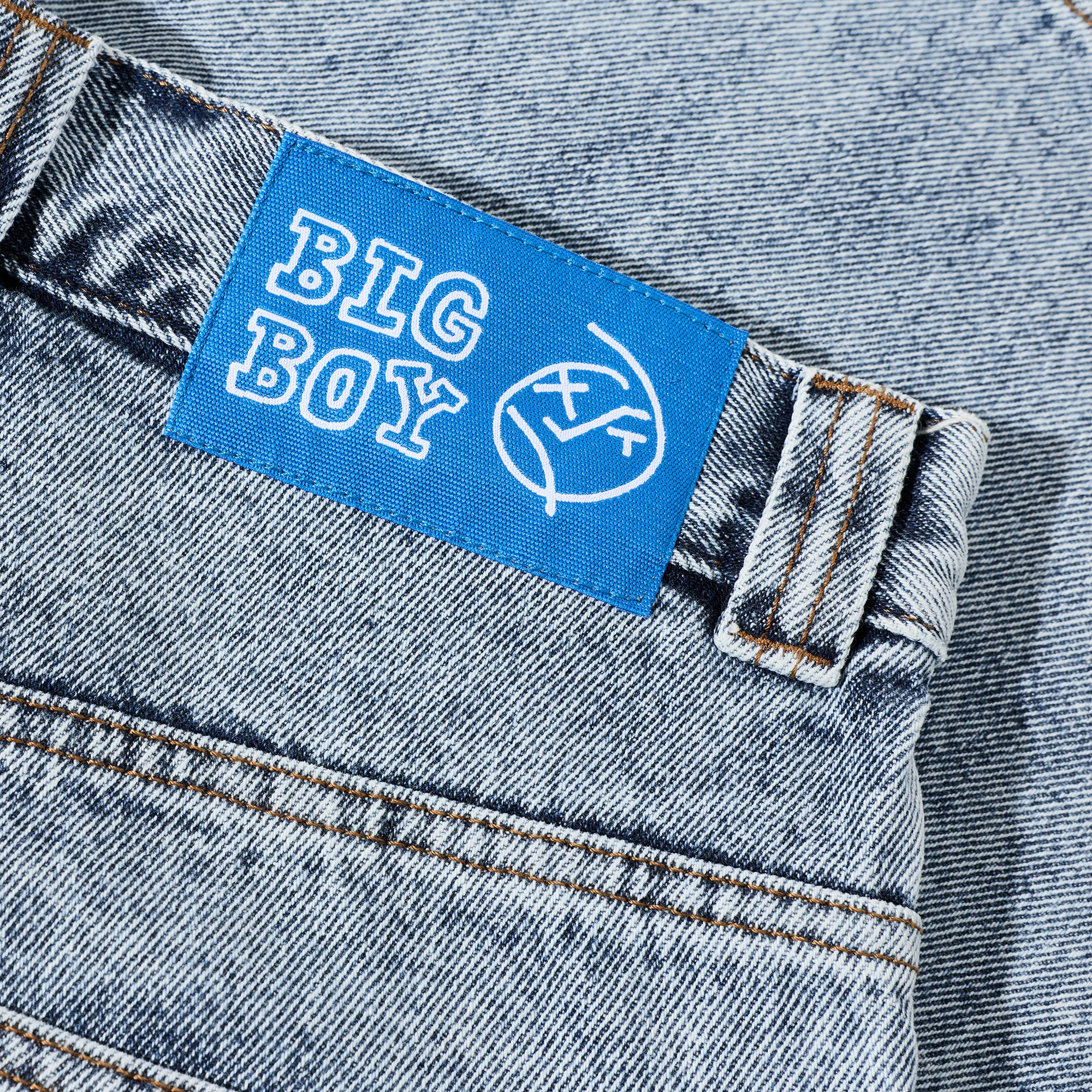 Big Boy Shorts - Heavy Washed Blue - Image 5