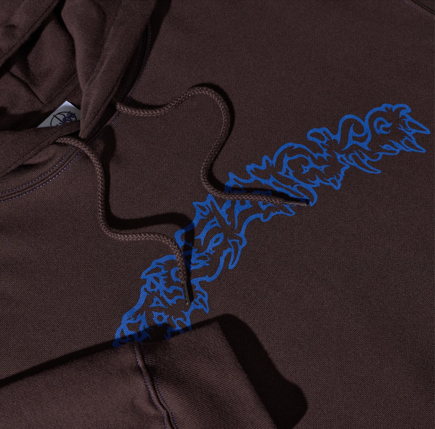 Contrast Dave Hoodie | Crude Logo - Chocolate - Image 3