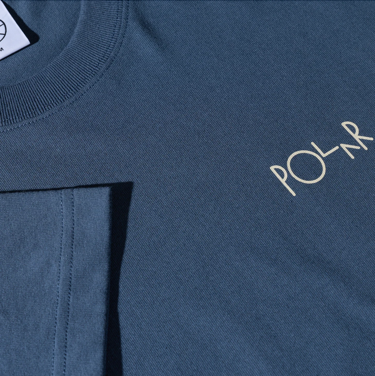 Contrast Tee I Stroke Logo - Grey Blue - Image 3