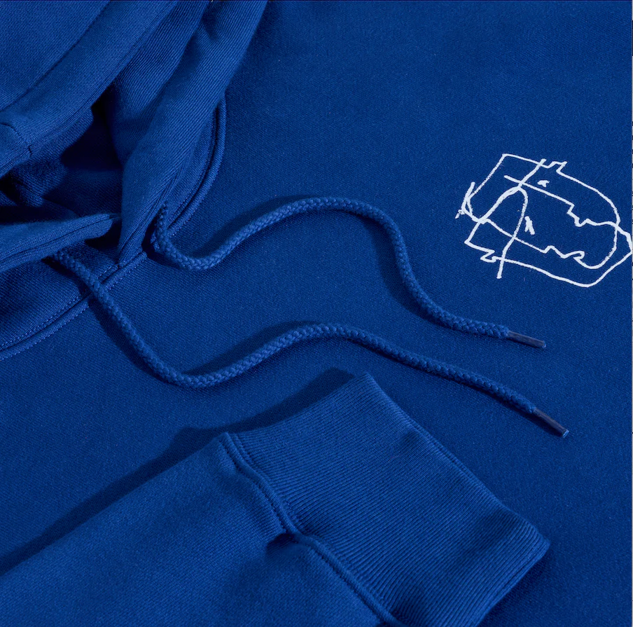 Dave Hoodie | Tied Up - Ultramarine - Image 3
