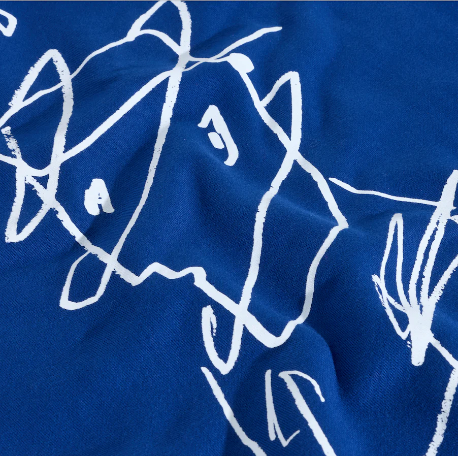 Dave Hoodie | Tied Up - Ultramarine - Image 4