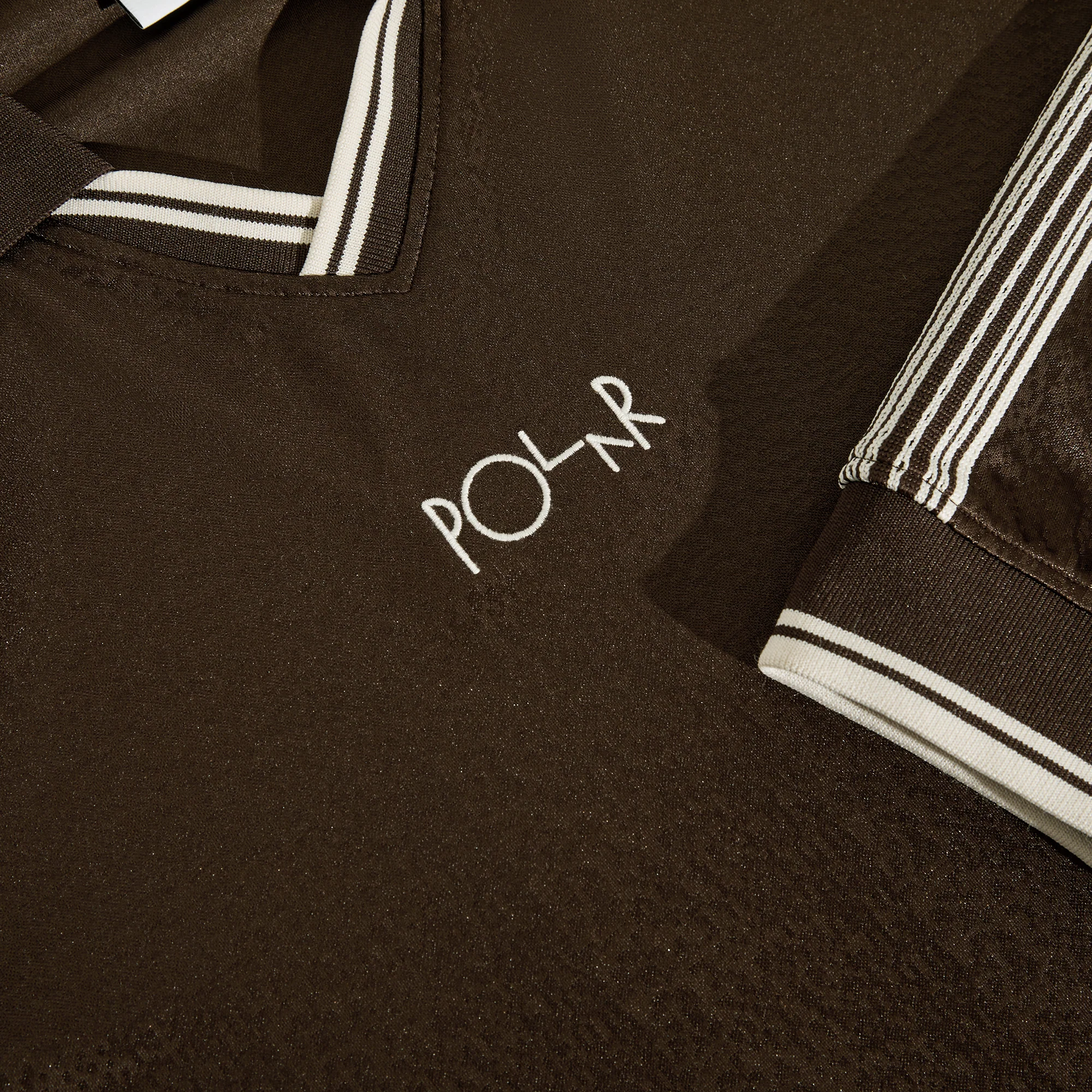 Davie LS Shirt - Chocolate/Ivory - Image 3