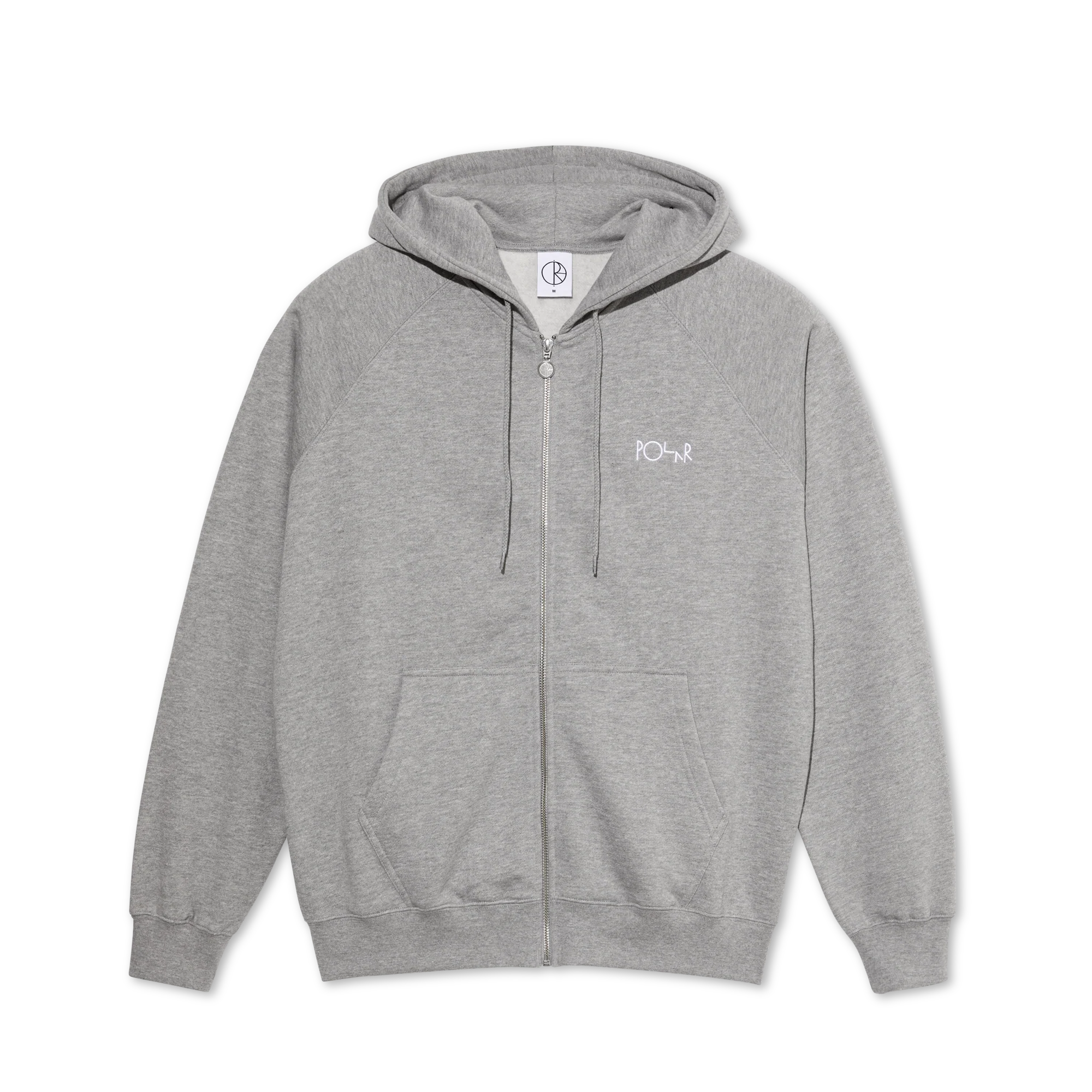 Default Zip Hoodie - Heather Grey
