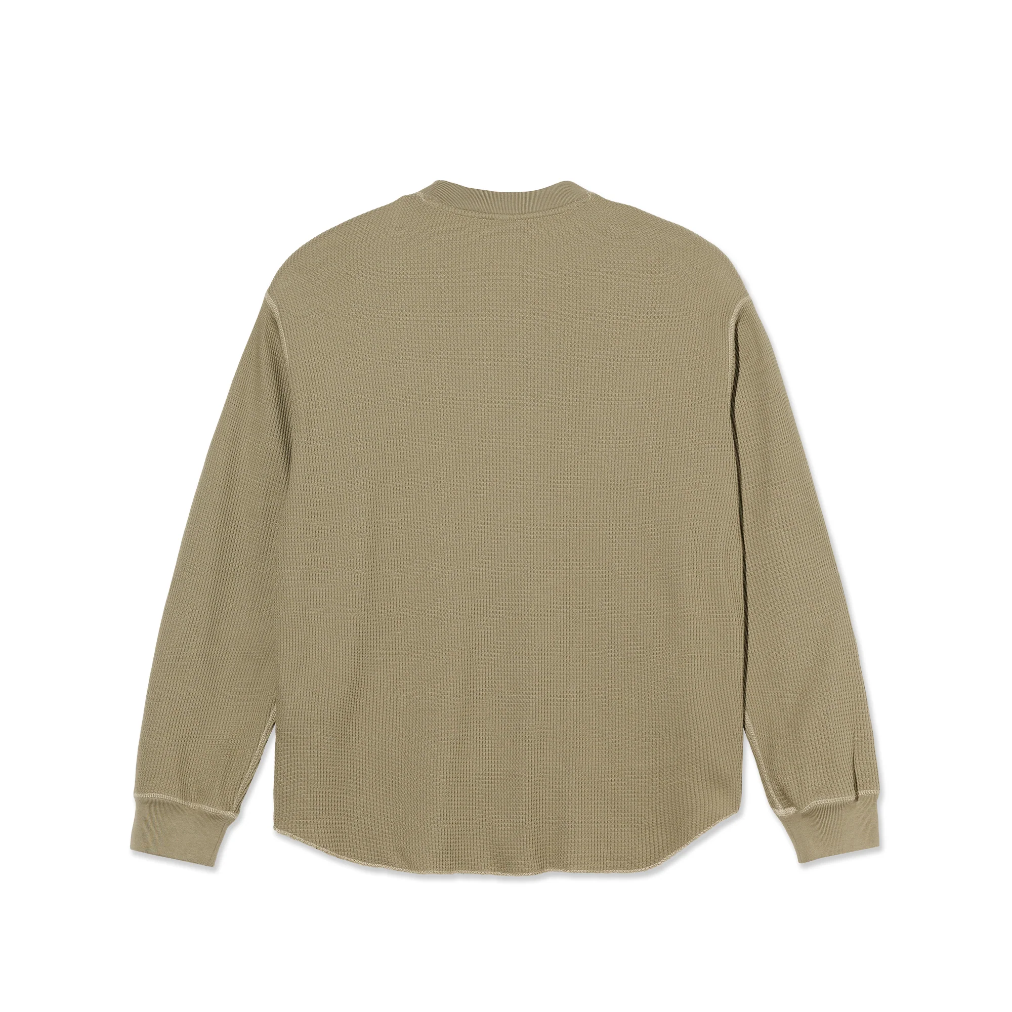 Dylan LS Tee - Khaki Green/Taupe - Image 2