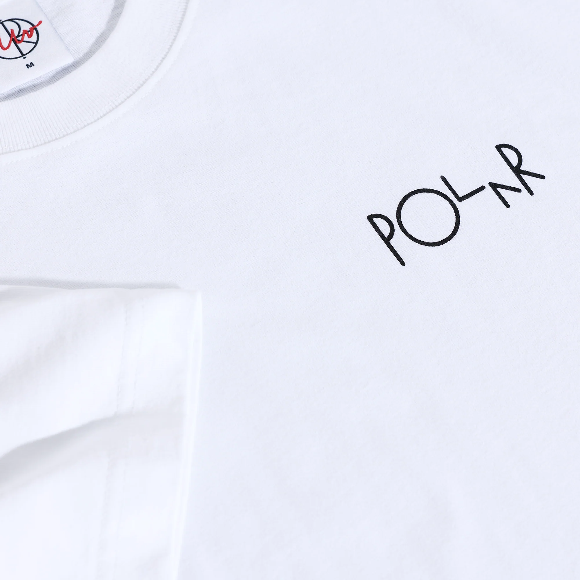 Fill Logo Tee | Happy Sad - White - Image 3