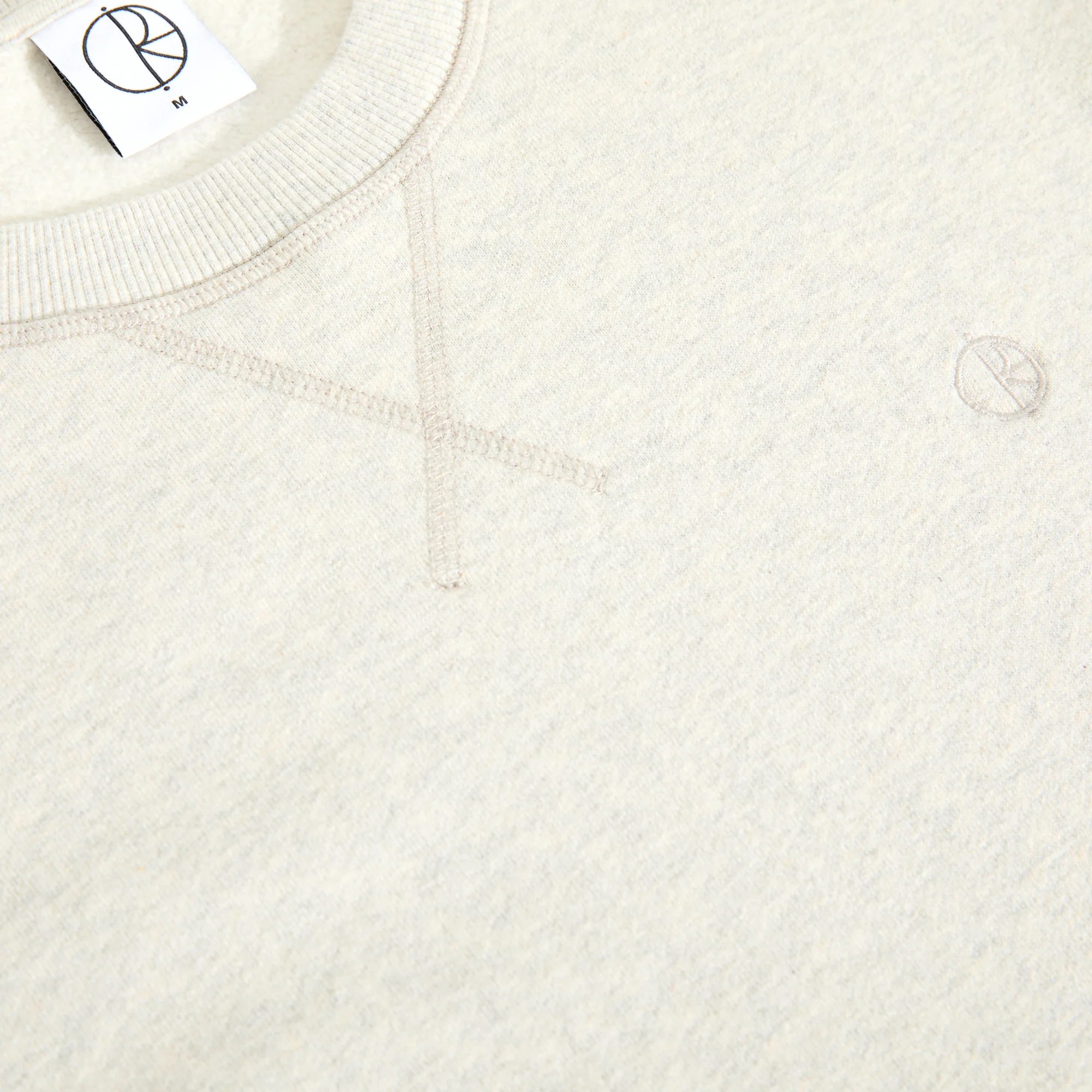 Frankie Crewneck - Ivory Grey Melange - Image 3