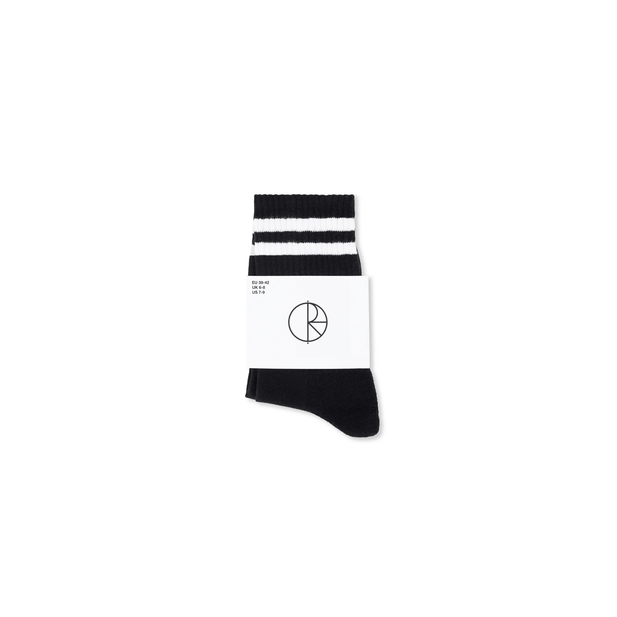 Rib Socks | Happy Sad - Black - Image 3