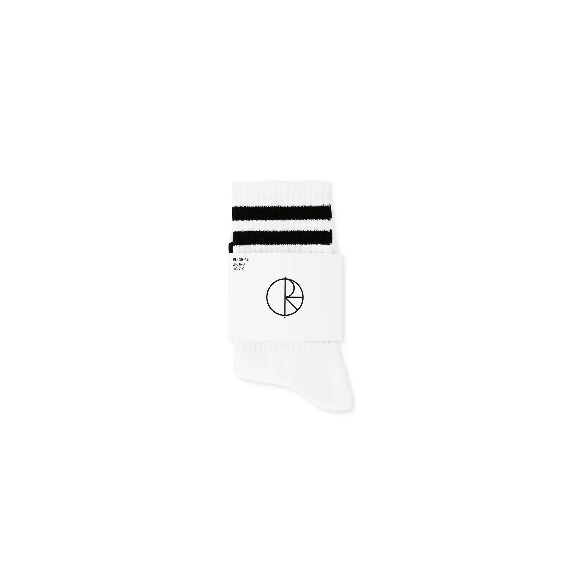 Rib Socks | Happy Sad - White - Image 3