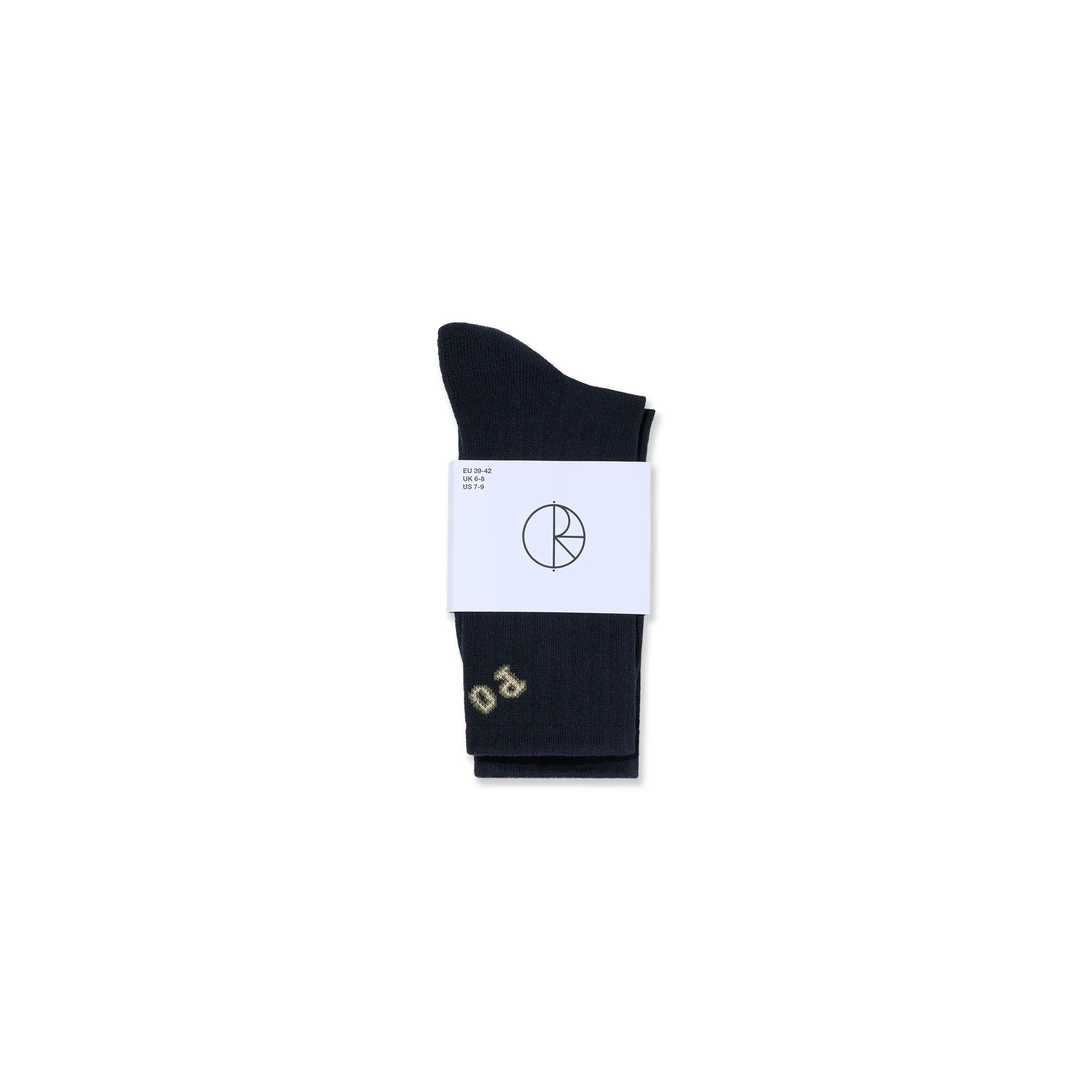Large Rib Socks | College - Dark Navy - Image 3