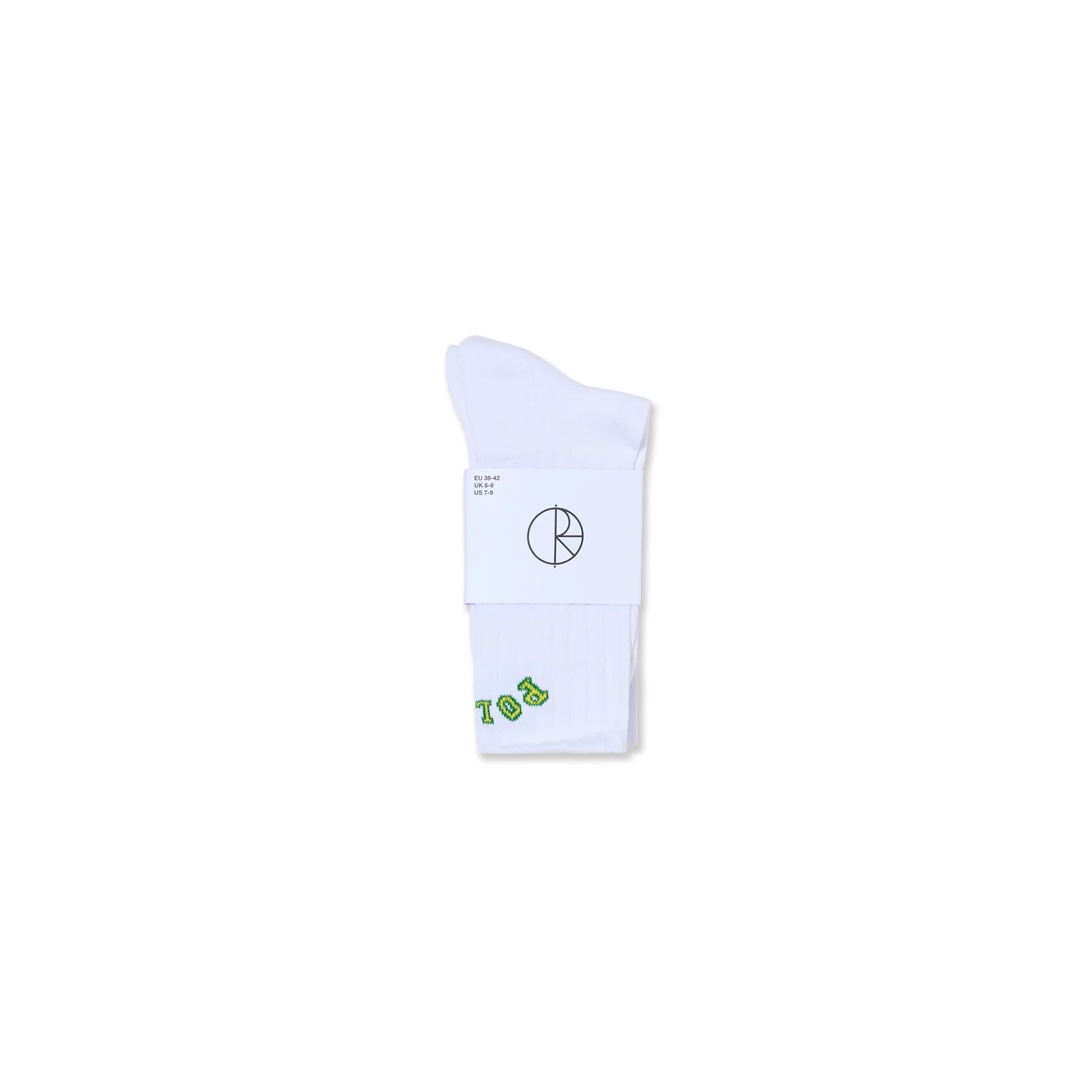 Large Rib Socks | College - White - Image 3