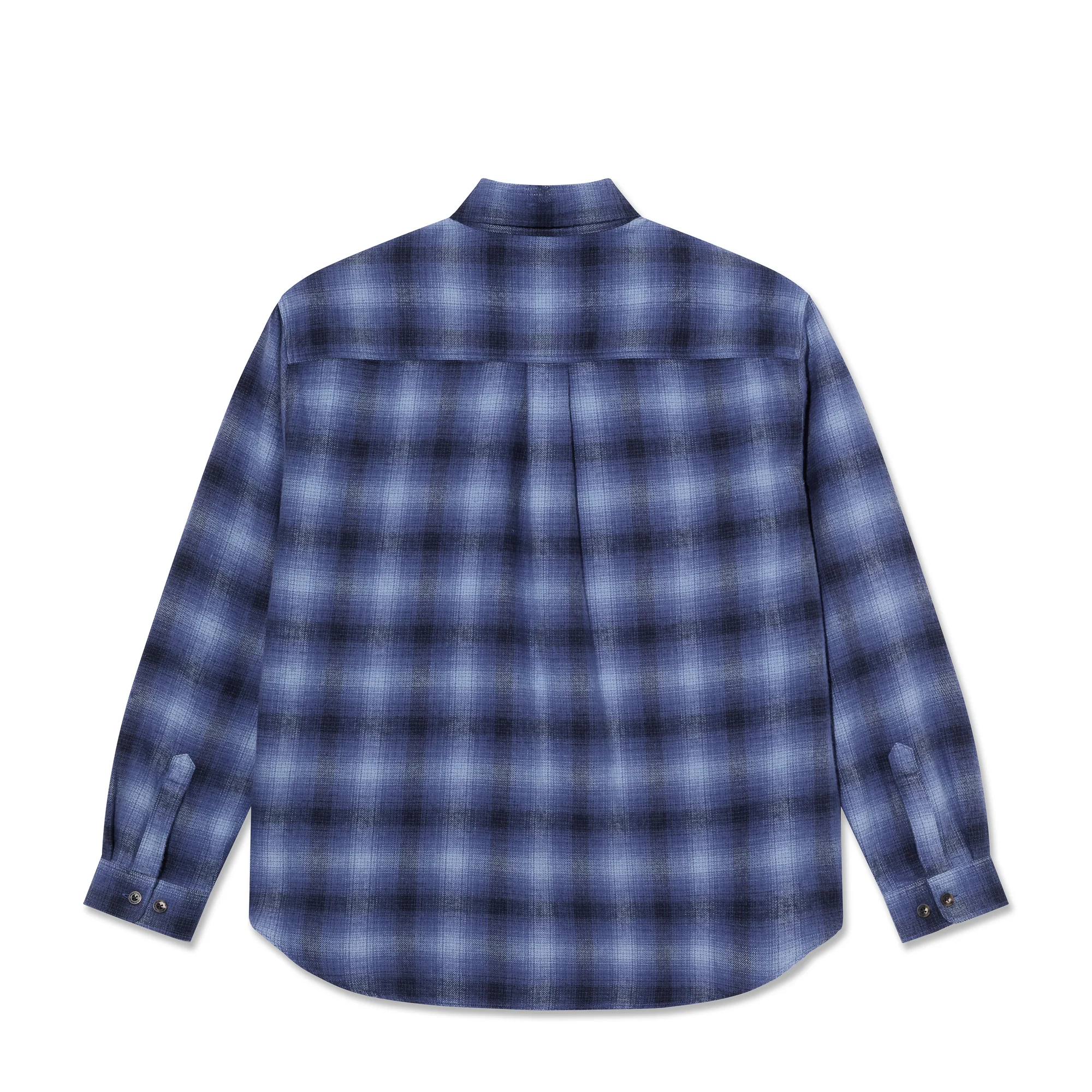 Mitchell LS Shirt | Shadow Check - Blue - Image 2