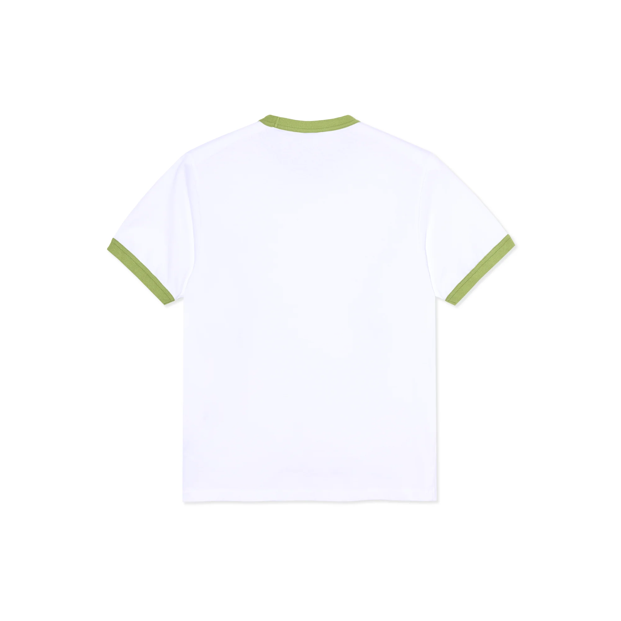 Ringer Tee - White/Peridot - Image 2