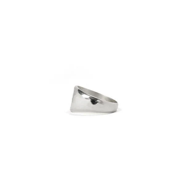 Slim Stroke Logo Ring - Sterling Silver - Image 3
