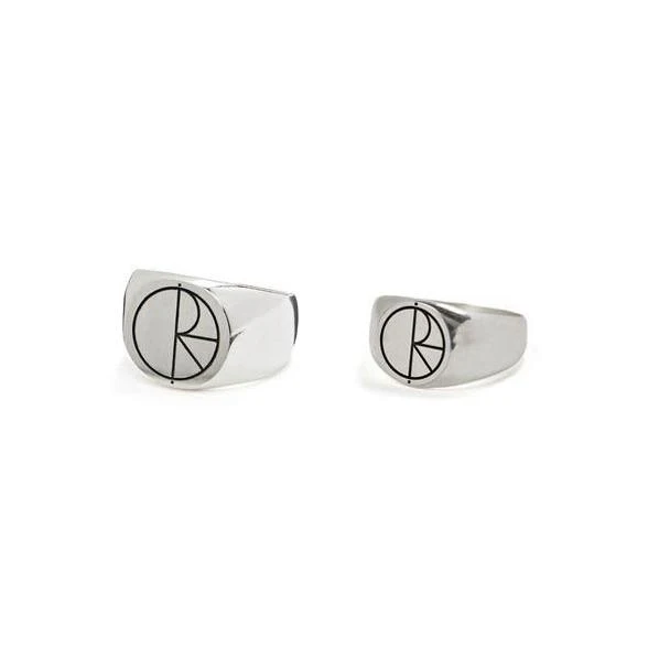 Slim Stroke Logo Ring - Sterling Silver - Image 4