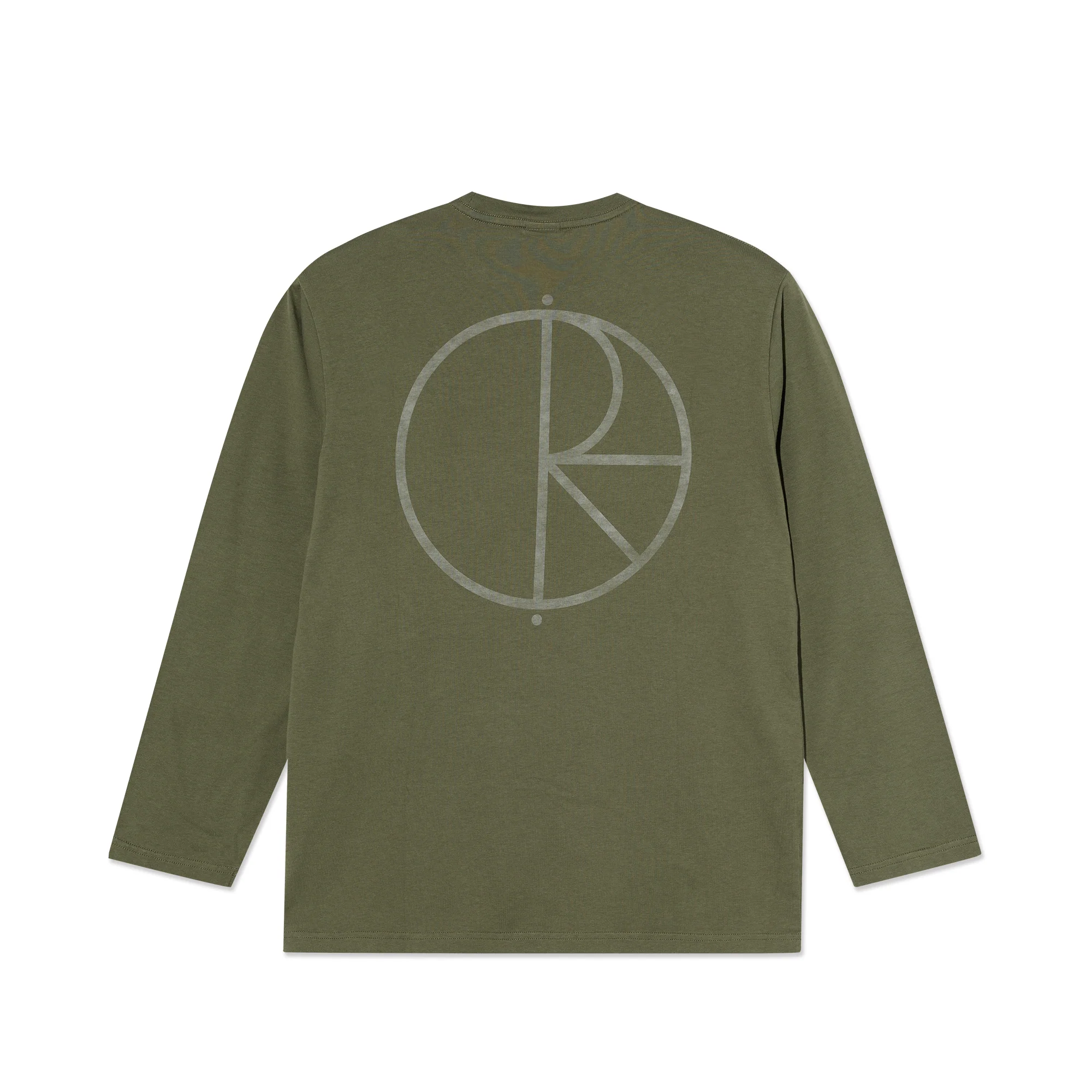 Steve LS Tee | Stroke Logo - Army Green - Image 2