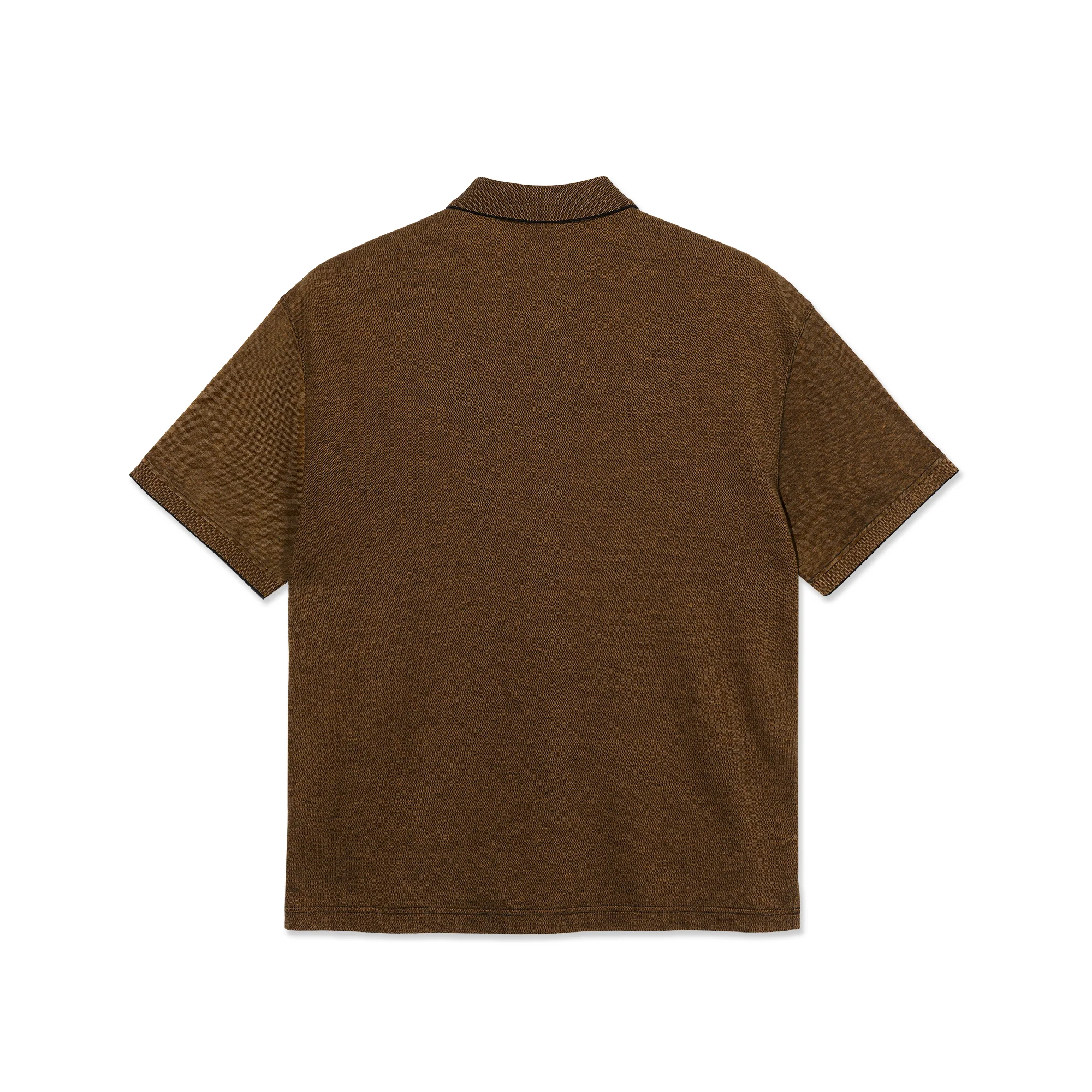 Surf Polo Shirt | Pique - Black/Caramel - Image 2