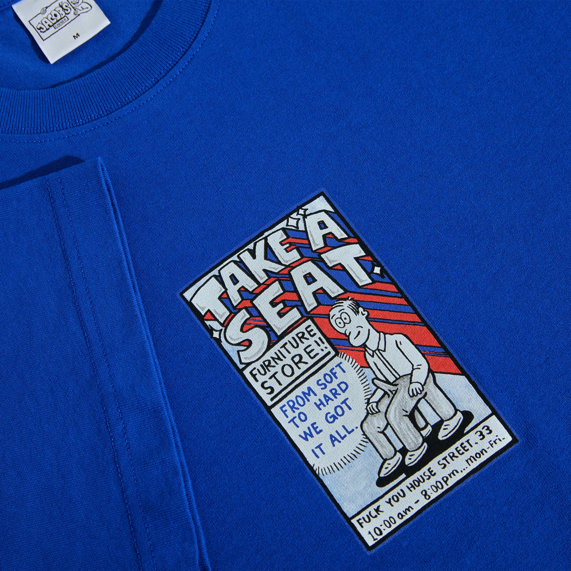 Tee | Take A Seat - Egyptian Blue - Image 3