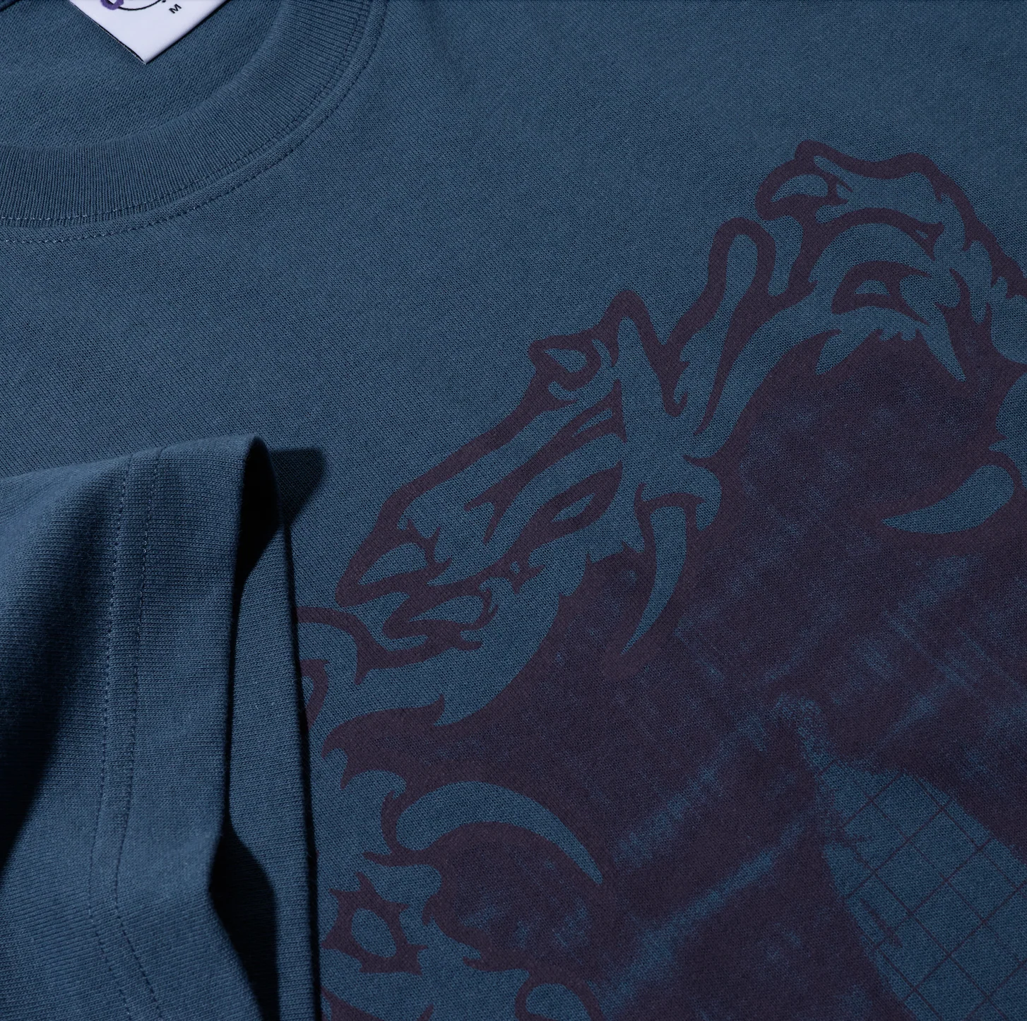 Tee | Passing Resemblance - Grey Blue - Image 3